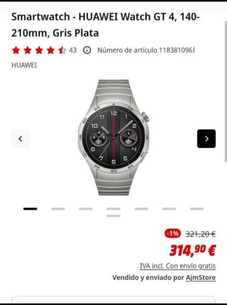 Reloj Huawei Watch GT 4 Dorado