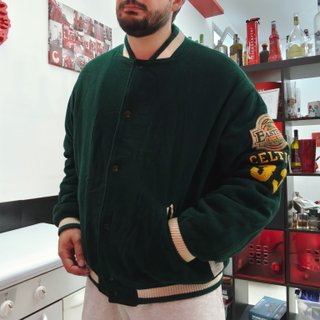 Spalding vintage college jacket Boston Celtics 80s
