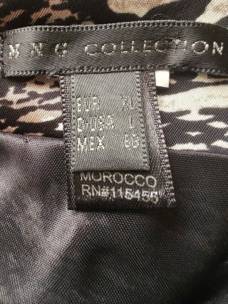 Vestido Mango elástico estampado