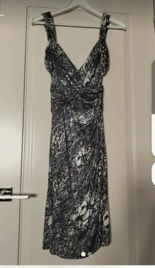 Vestido Mango elástico estampado