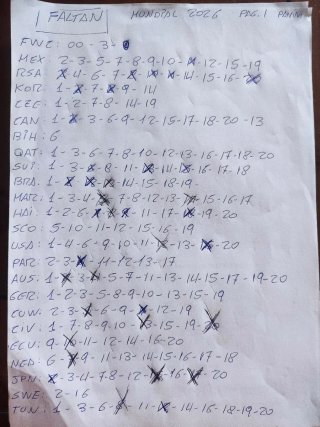 Pegatinas Mundial 2026 - Intercambio