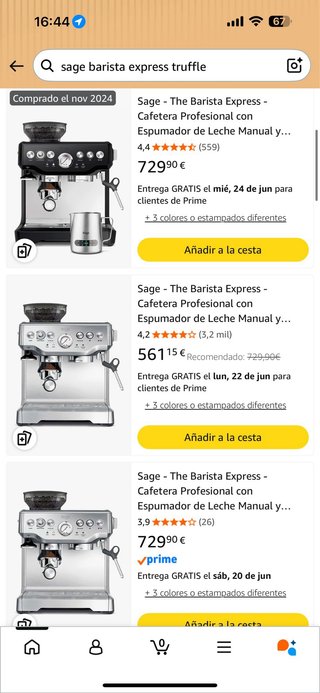 Cafetera Sage Barista Express Negra Black Truffle