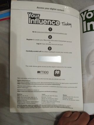 YOUR INFLUENCE TODAY A2 Student's book: libro d...