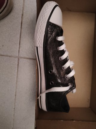Converse Charol Negro Talla X