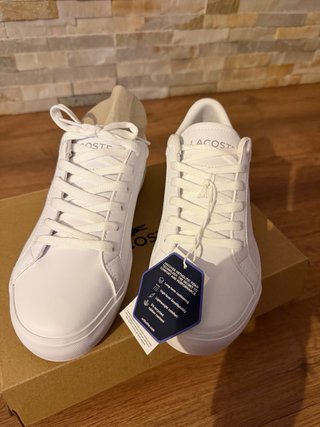 Zapatillas Lacoste Blancas Talla 37 Nuevas