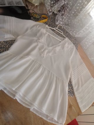 Blusa Mango blanca