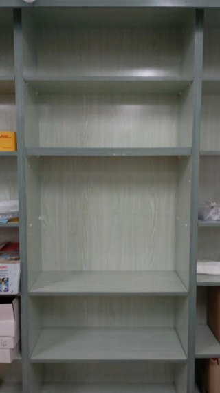 Módulo Estantería Madera Verde