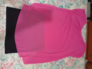 Vestido rosa con estampado floral.SOLO ENVIOS