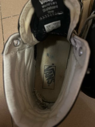 Zapatillas Vans Plataforma Altas Negras