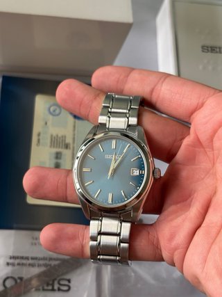Reloj Seiko Classic Esfera Azul- Full Set+GARANTIA