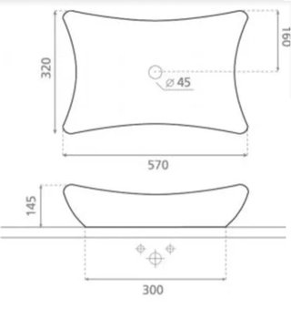 Lavabo sobre encimera moderno con grifo cristal