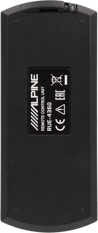 Alpine RUE-4360 mando distancia radio negro