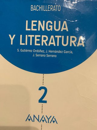 Lengua y literatura, Bachillerato 2