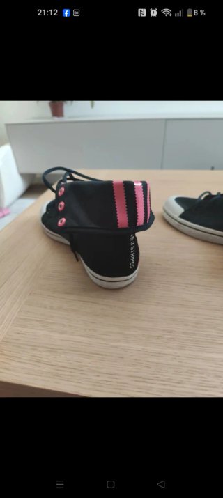 Adidas Originals Zapatillas Altas Negras y Rosas