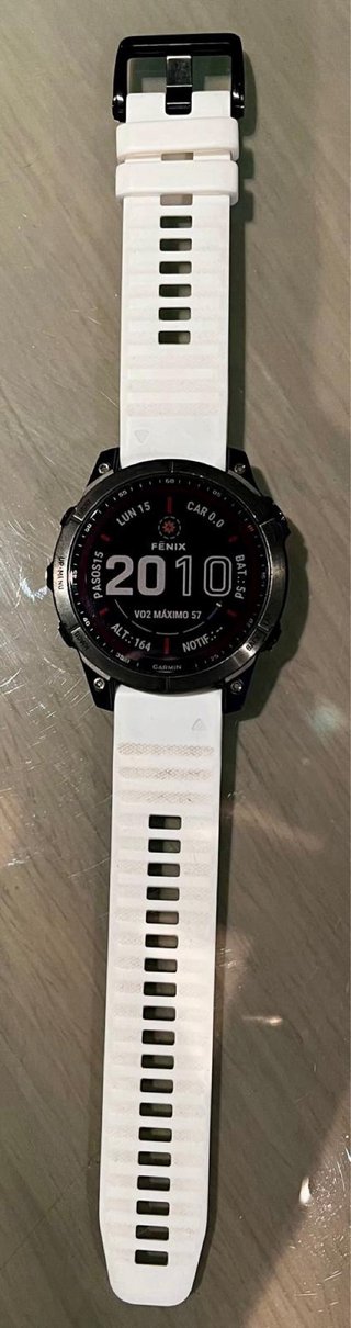 Garmin Fenix 7 Solar Zafiro + correa Titanio