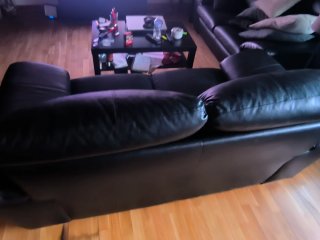 Sillones de piel negros