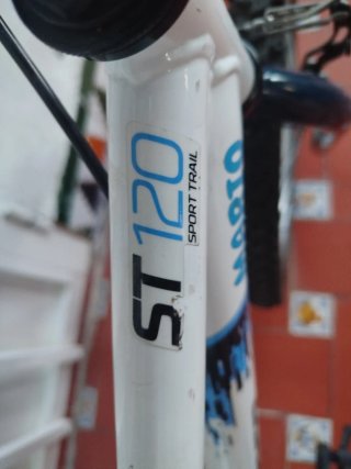 Bici infantil Rockrider 20 azul y blanca