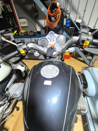 BMW R850R Negra/Plata