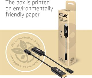 CLUB3D adaptador HDMI a USB-C 4K60Hz