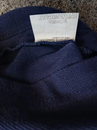 Burberrys Shorts Azul Marino Bordado Vintage