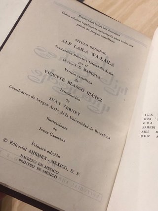 Libro las mil y una noche