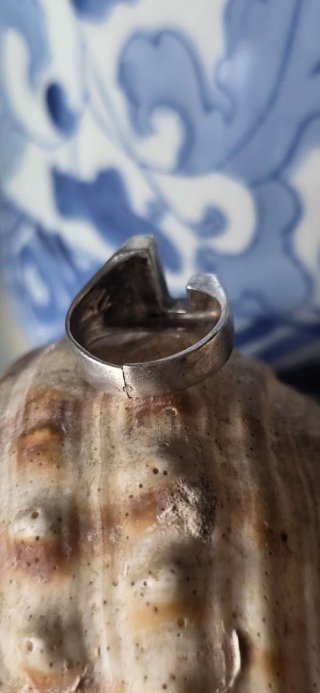 Anillo de plata vintage