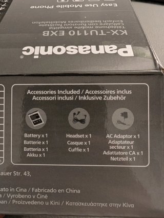 Telefono Panasonic nero