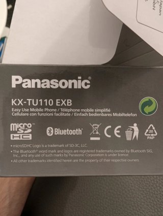 Telefono Panasonic nero