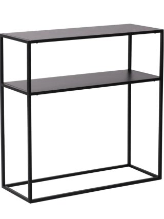 Nuovo Tavolo Console Metallo Nero 90x90x33,5cm