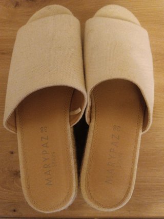 Alpargatas Beige Plataforma