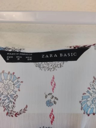 Blusa/Top Zara Basic gasa sin mangas
