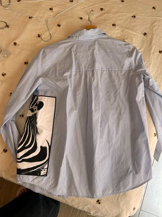 Camisa Sportmax Rayas Flores y Cebra