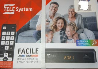 TELE System DVB-T2 HEVC Main10 Decodificador