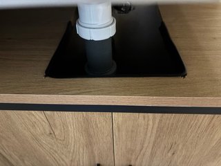 Mueble de baño madera y metal