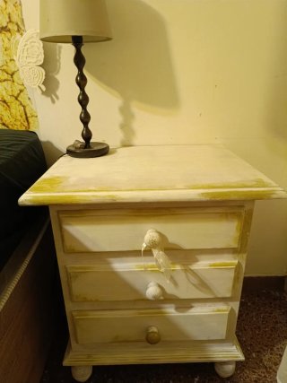 Mesitas de noche recicladas madera