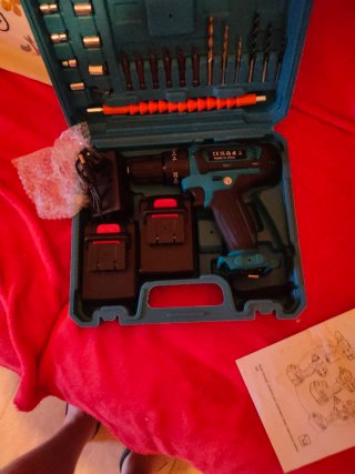 Taladro percutor 21V 3 en 1 con maletín