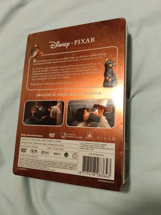 DVD Ratatouille y libro