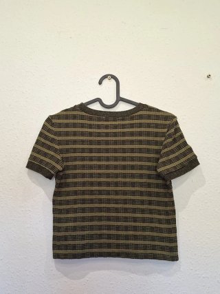 Camiseta Zara de punto a rayas