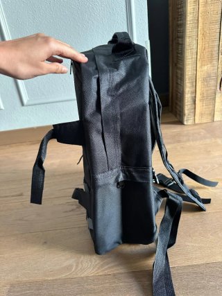 Mochila Carhartt Kick Flip Reflectante Negra