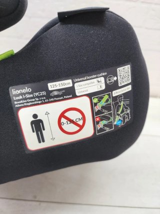 Asiento elevador coche i-Size negro