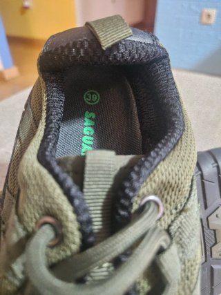 Zapatillas Saguaro Talla 39 Verdes y Negras