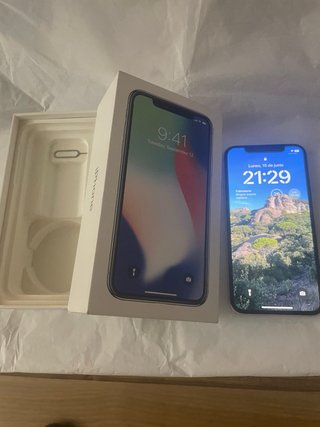 iPhone X 64GB Plata 90% Batería