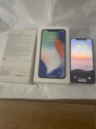 iPhone X 64GB Plata 90% Batería