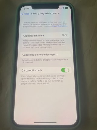 iPhone X 64GB Plata 90% Batería
