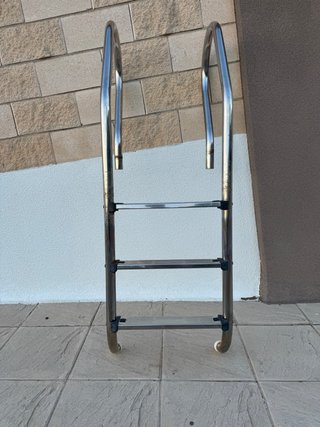 Escalera Piscina 3 Peldaños Antideslizante