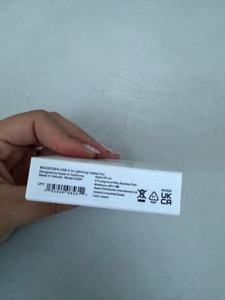 Cable USB-C a Lightning Apple 1m