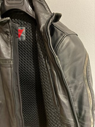 Chaqueta Cuero Dainese Negra Talla 46 Hombre