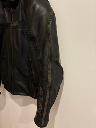 Chaqueta Cuero Dainese Negra Talla 46 Hombre