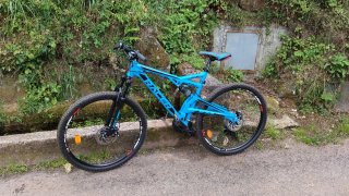 Bicicleta de Montaña Azul