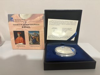 Moneda 10 euros 2013 Rafael Tesoros Museos